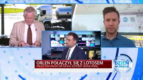 Woźniak: główny zarzut do fuzji Orlenu z Lotosem dotyczy bezpieczeństwa energetycznego państwa