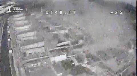 Wrogi dron nad Zaporoską Elektrownią Jądrową. Ukraiński wywiad publikuje nagranie  