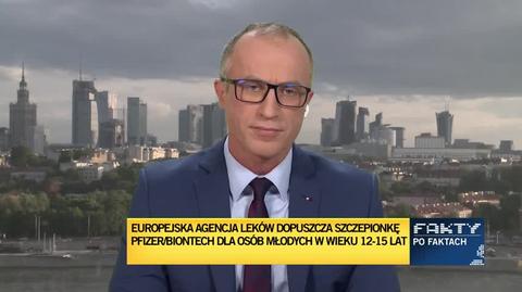 Grzegorz Cessak w Faktach po Faktach TVN24 