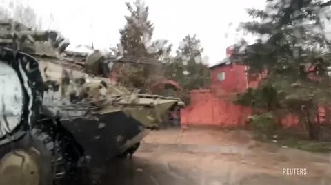Ukraińskie siły zbrojne na pozycjach w Mariupolu