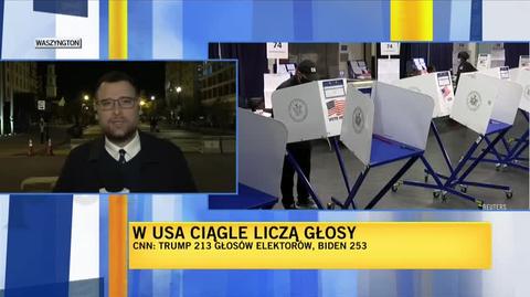 Reporter TVN24 o nastrojach w USA po wystąpieniu Donalda Trumpa w Białym Domu