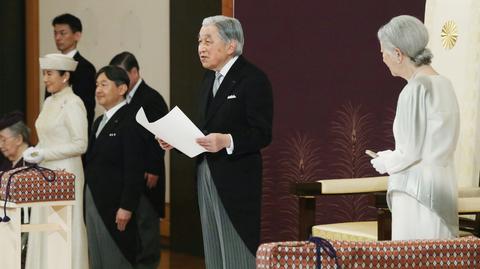 Cesarz Akihito formalnie abdykował w 2019 roku