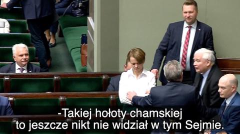 Kaczyński: takiej hołoty chamskiej to jeszcze nikt nie widział w tym Sejmie