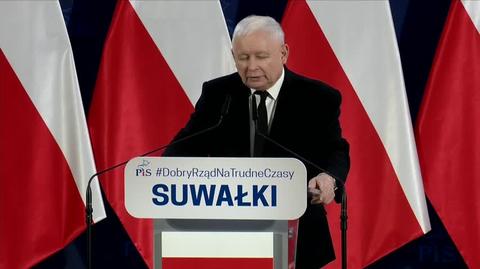 Kaczyński o Tusku: Nie wiem kto mu pisze te wystąpienia. Czasem się zastanawiam, czy przypadkiem nie gdzieś za granicą. Też nie mam dowodów