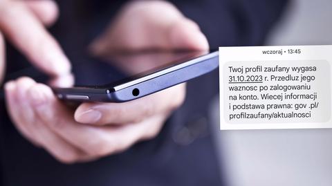 Profil zaufany, rządowej SMS-y