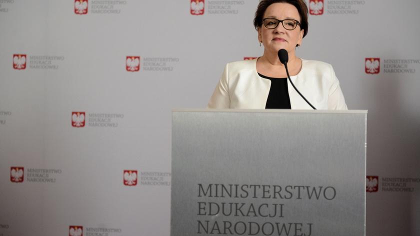 Zalewska podsumowała reformy w szkołach