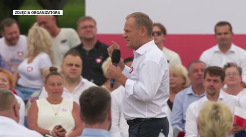 Tusk: jeśli władza zaczyna od ataku na sądy i media, to oznacza, że chce kraść bezkarnie