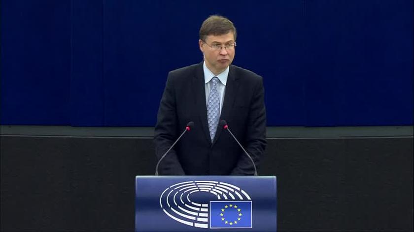 Valdis Dombrovskis o ocenie negocjacjach z Polską i Węgrami 