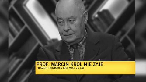 Nie żyje profesor Marcin Król