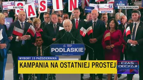 Kaczyński w Białymstoku o opozycji: gdzie kucharek sześć, tam nie ma co jeść