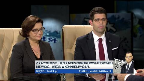 "Ogon pandemii". Co pokazują dane o zgonach? Cała rozmowa w programie "Tak Jest"