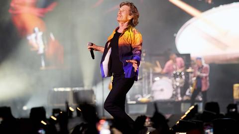 Mick Jagger na koncercie w Warszawie