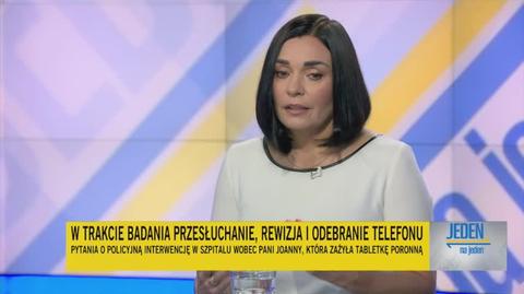 Sroka: pani Joanna nie popełniła przestępstwa, a jest potraktowana jak osoba, której co najmniej już stawiano by zarzuty