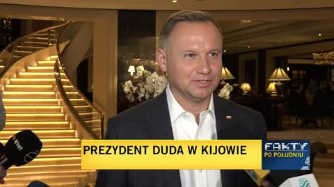 Briefing prasowy Andrzeja Dudy po obradach Platformy Krymskiej 