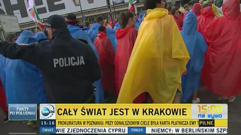 Pielgrzymi gromadzą się w Krakowie 