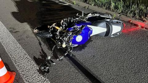 W wypadku zginął motocyklista 