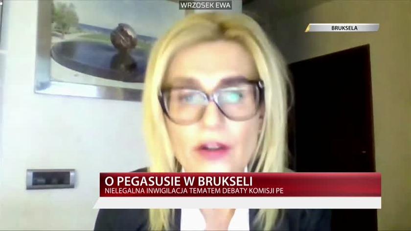 Prokurator Ewa Wrzosek o inwigilacji Pegasusem na forum PE