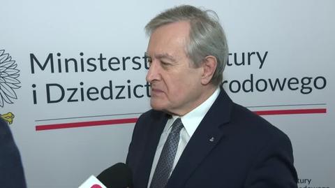 Piotr Gliński: miasto Chełm zwróciło się do ministerstwa  o współprowadzenie muzeum pamięci ofiar rzezi wołyńskiej (24.11.2023)