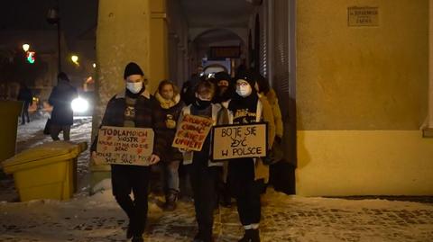 Protest w Łomży
