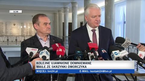 Gowin: przez takie wypowiedzi premier bardzo osłabia pozycję negocjacyjną Polski