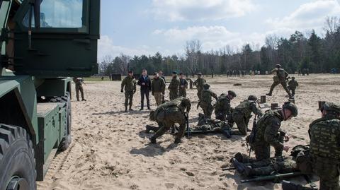 Błaszczak na ćwiczeniach żołnierzy na Abramsach: tych czołgów będzie zamknięcie bramy brzeskiej 