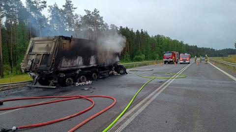 Tragiczny wypadek na drodze krajowej 74 pod Bełchatowem