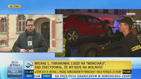 Michał L. taranował ludzi w Sopocie, może wyjść na wolność 