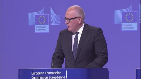 Timmermans: Komisja Europejska daje Polsce trzy miesiące