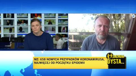 Dr Ozorowski: musiało dojść do wzrostu zachorowań i w moim przekonaniu ten wzrost będzie dalej następował
