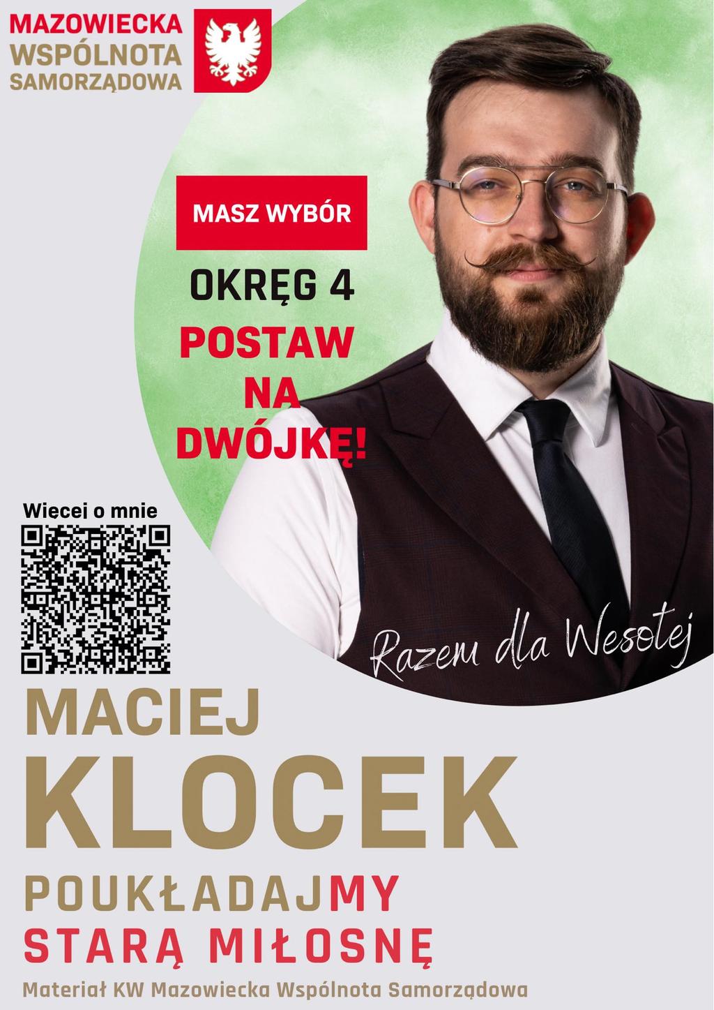 Plakat Macieja Klocka