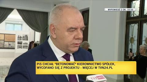 PiS wycofuje projekt. Słuszna decyzja? Sasin: można na ten temat dyskutować