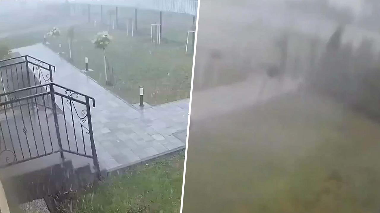 Superkomórka burzowa na Opolszczyźnie. Lało tak, że świata nie było widać