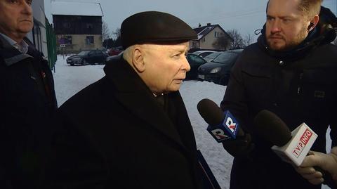 Kaczyński: ministra Wąsika chciałem przede wszystkim zobaczyć i go zapytać jak się czuje, no i pozdrowić jako kolegę