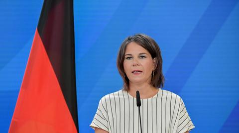 Annalena Baerbock kieruje niemieckim resortem dyplomacji od końca 2021 roku