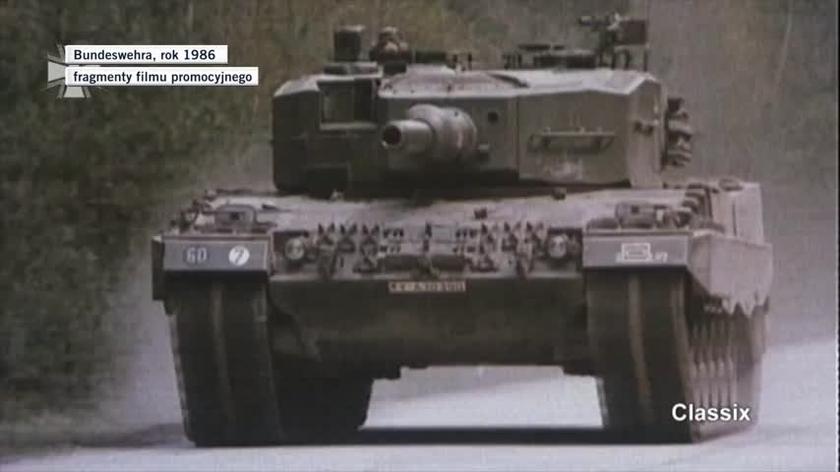 Jak działa stabilizacja armaty w czołgu Leopard 2. Fragmenty filmu Bundeswehry z 1986 roku