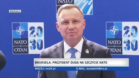 Andrzej Duda o kwestiach bezpieczeństwa na wschodniej flance NATO 