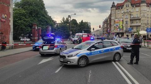 19-letnia kobieta została śmiertelnie potrącona przez autobus w centrum Katowic (wideo z 31.07.2021)