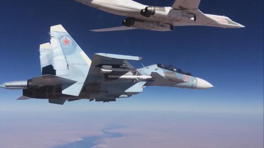 Rosyjskie samoloty bombardują Syrię