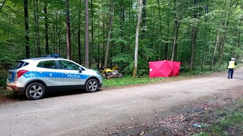 Do śmiertelnego wypadku doszło na drodze leśnej między Mirachowam a Kożyczkowem na Kaszubach