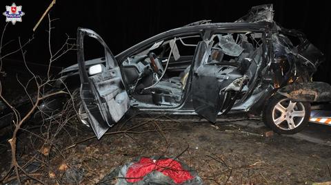 Tragiczny wypadek w Lublinie. Kierowca pijany, pasażer zmarł w szpitalu