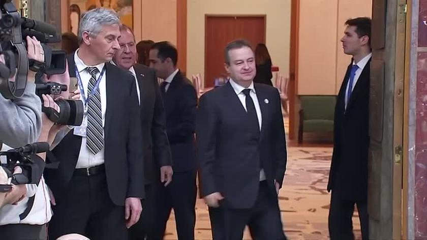Spotkanie szefów dyplomacji Serbii i Rosji Ivicy Daczicia i Siergieja Ławrowa