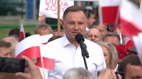 Andrzej Duda przejęzyczył się, zarymował i sam się rozbawił