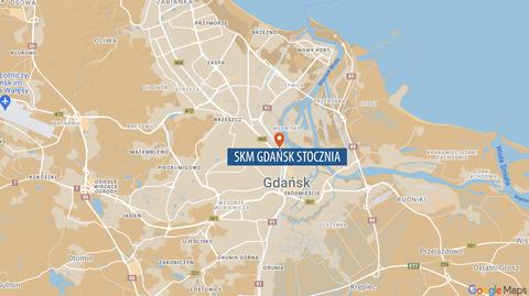 18-letni turysta został porażony prądem na słupie trakcyjnym w Gdańsku