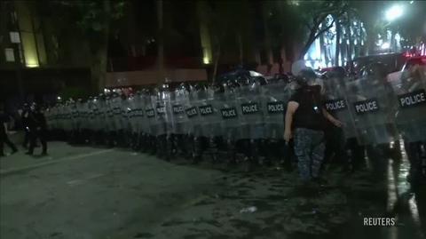 Protest w Gruzji rozpędzany przez policję