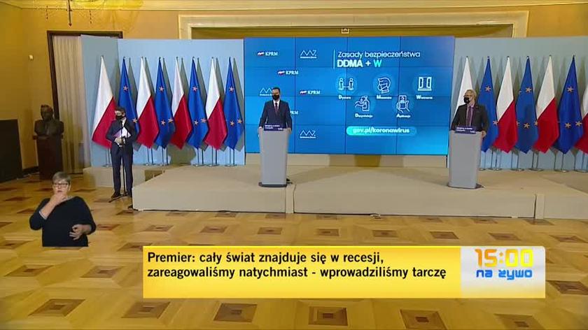 Premier Morawiecki odpowiada na pytanie o słowa Ziobry o "miękiszonie"