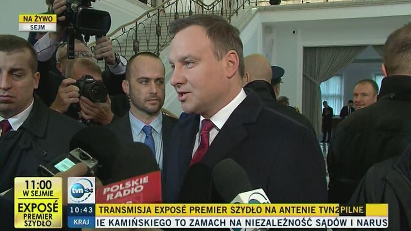 Duda: sprawa została upolityczniona