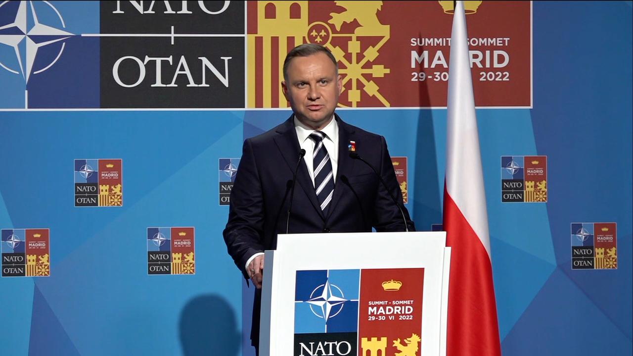 Porozumienie NATO Dotyczące Szwecji I Finlandii. Prezydent Andrzej Duda ...