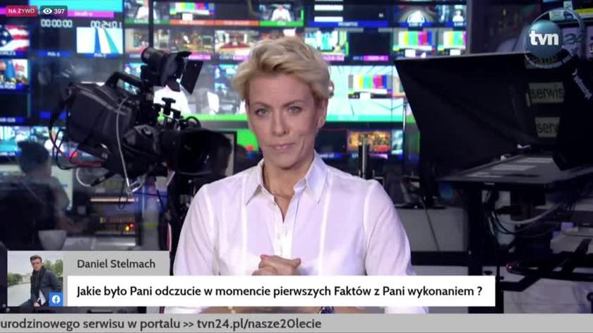 Co czuła Anita Werner podczas pierwszego wydania "Faktów"?