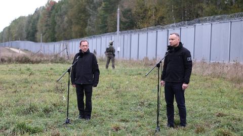 Prezydent: sytuacja na polsko-białoruskiej granicy jest obecnie niełatwa