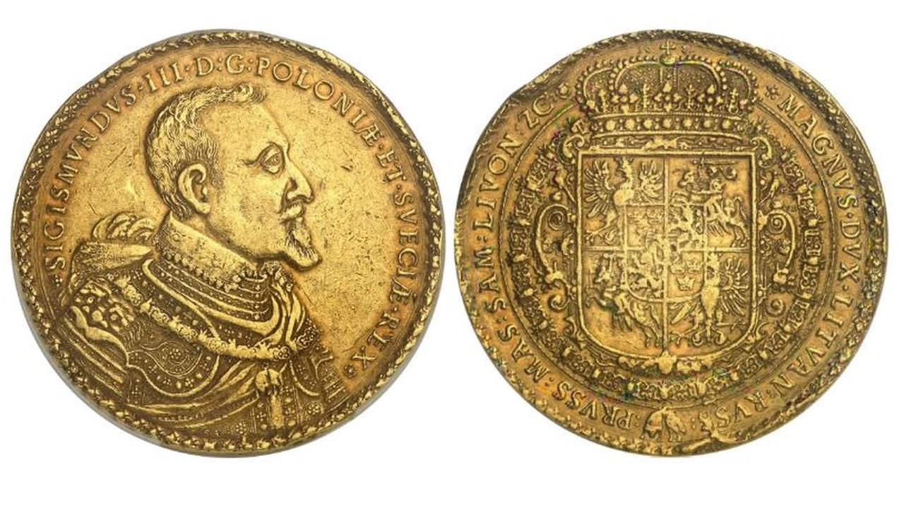 Polska moneta z XVII wieku wystawiona na aukcji. Cena wywoławcza to 1,3 mln euro
